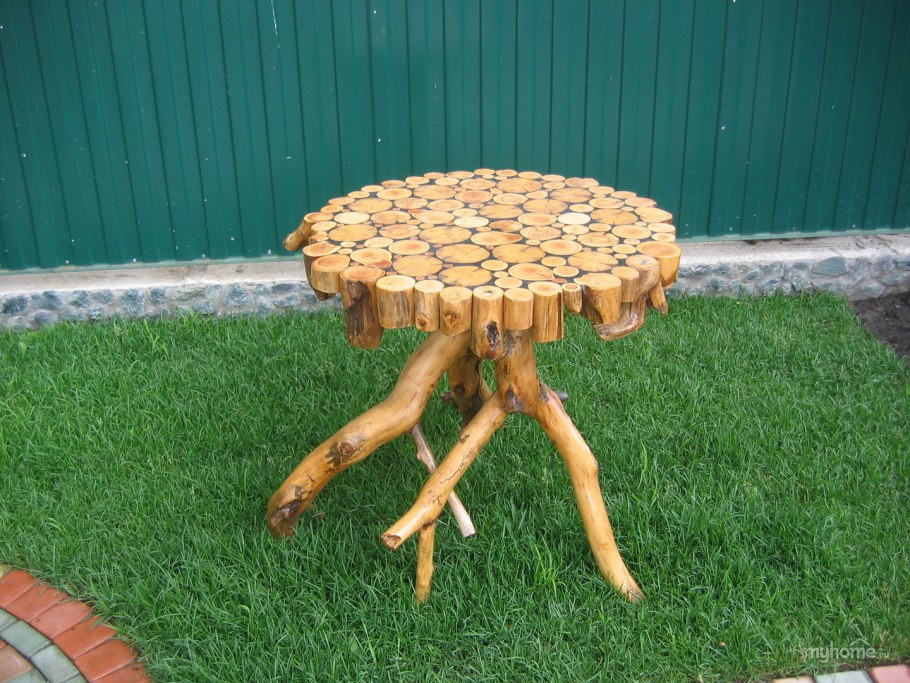 Мебель из пней и коряг дизайнерская