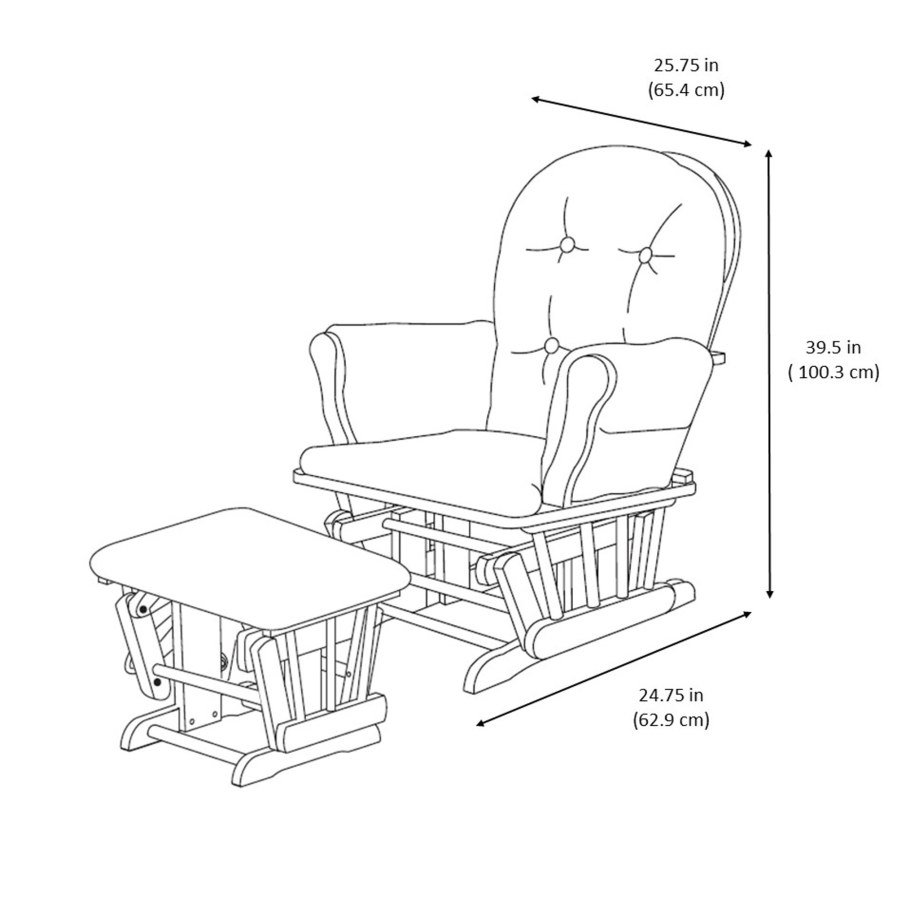 Кресло качалка маятниковая глайдер