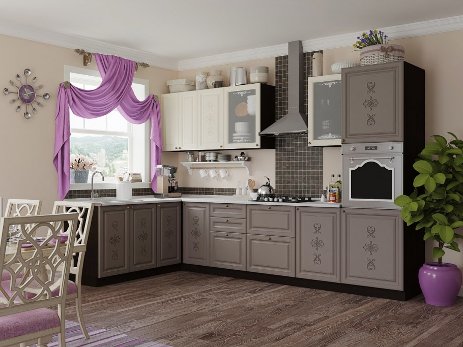 Кухня Виват лофт венге