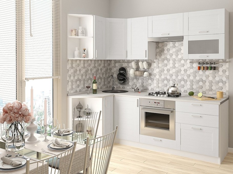 Кухня лофт-03 Snow Veralinga