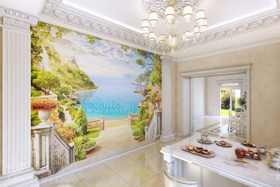 Фрески афреско в кухне