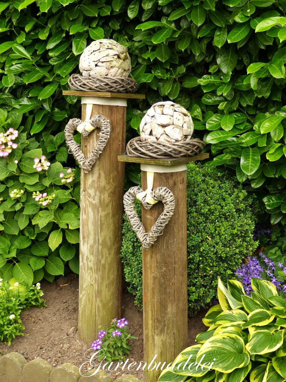 Деревянный декор для сада