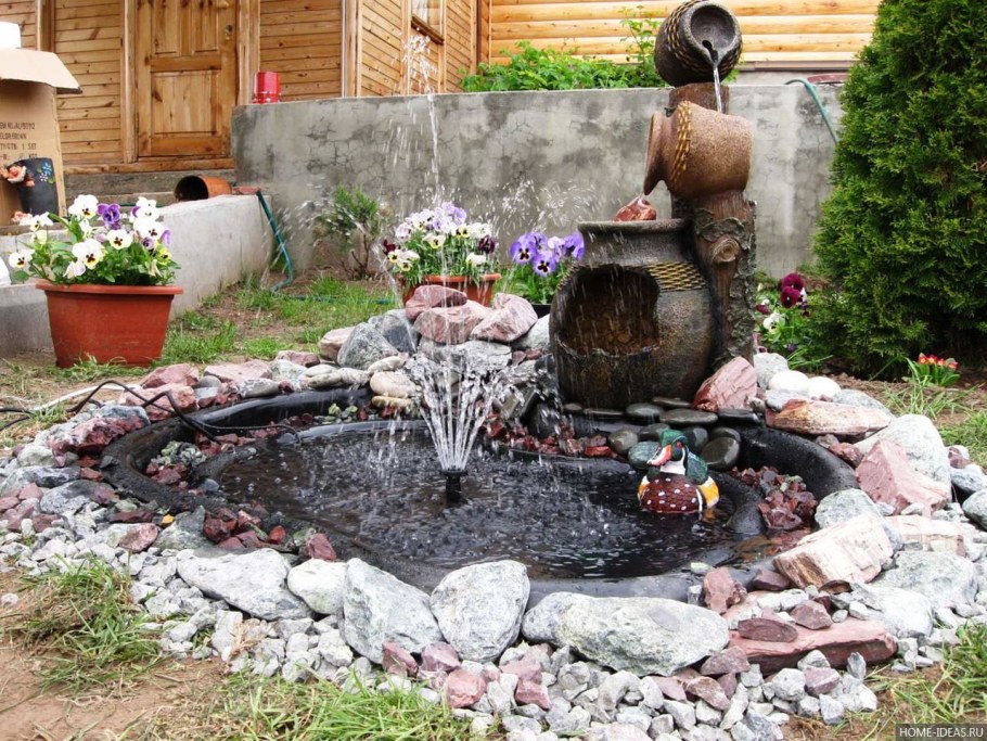 Фонтан для дачи