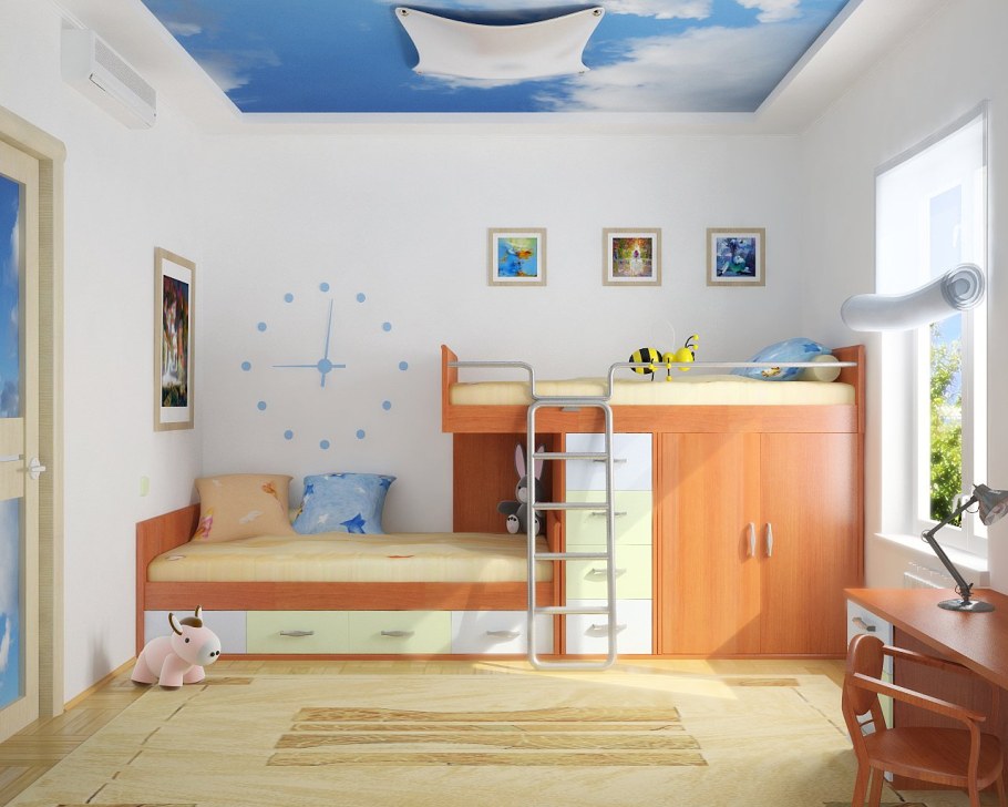 Бюджетный вариант детской комнаты
