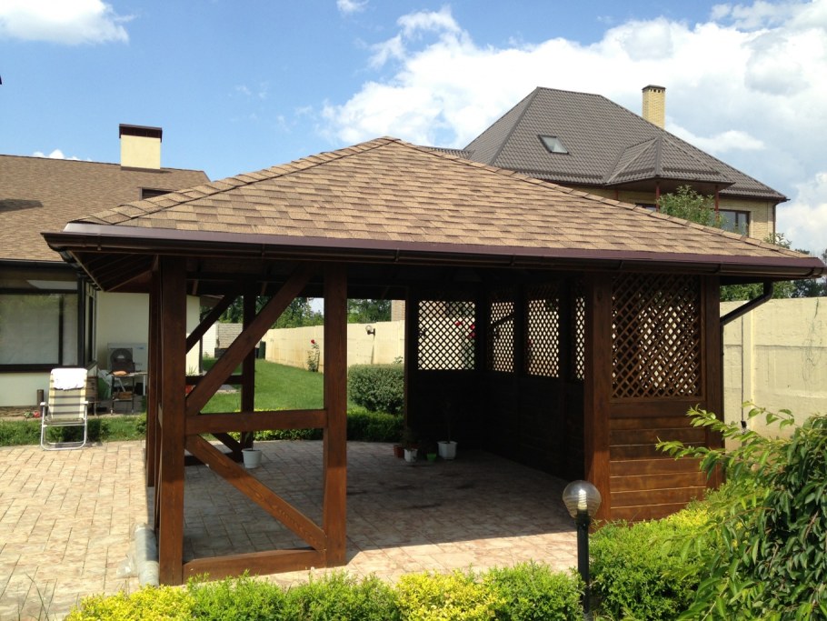 Крыша для беседки
