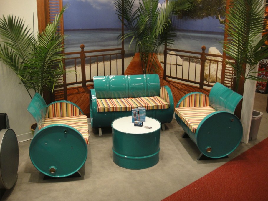 Изделия из бочек металлических