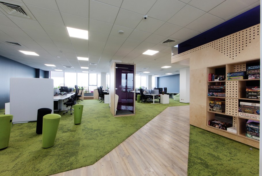 Зона отдыха в офисе