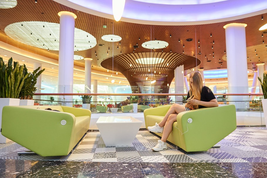 Места отдыха в ТЦ