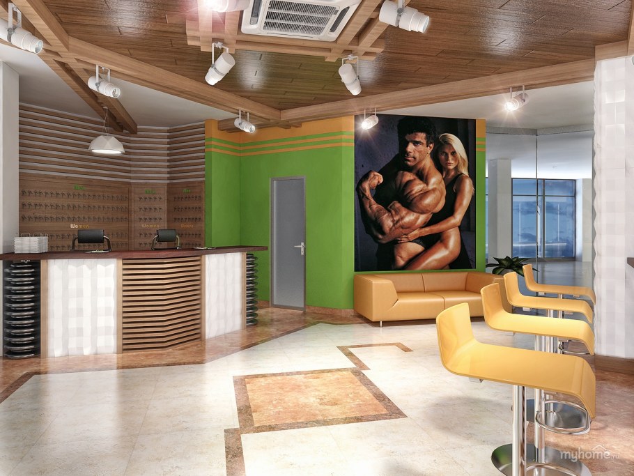 Ресепшн фитнес центра