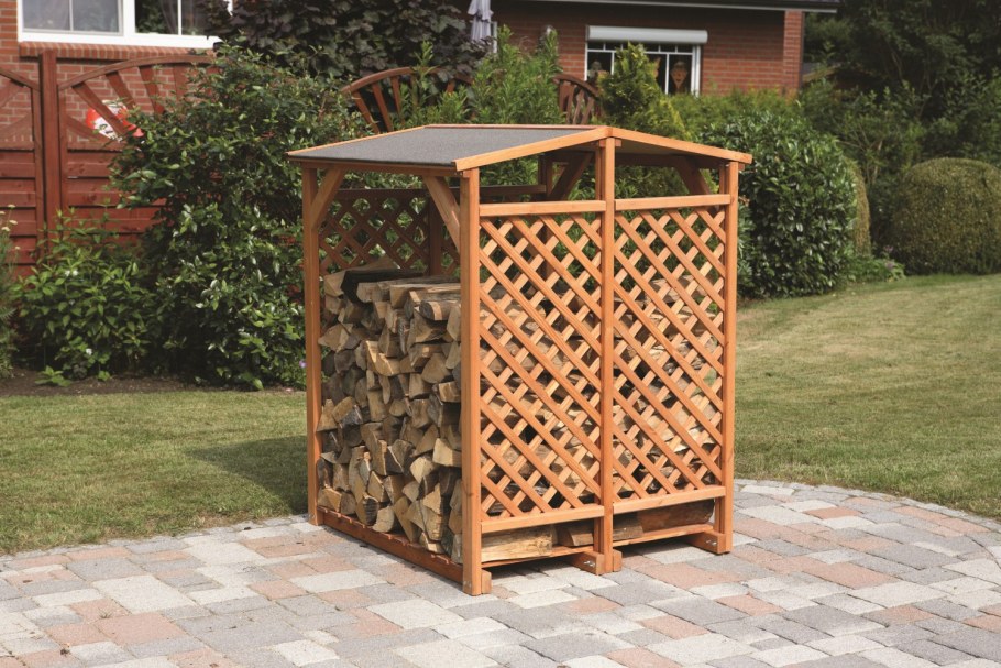 Дровник для дачи