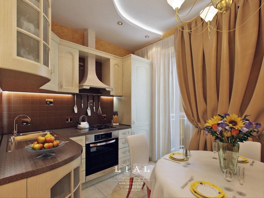 Кухня в обычной квартире