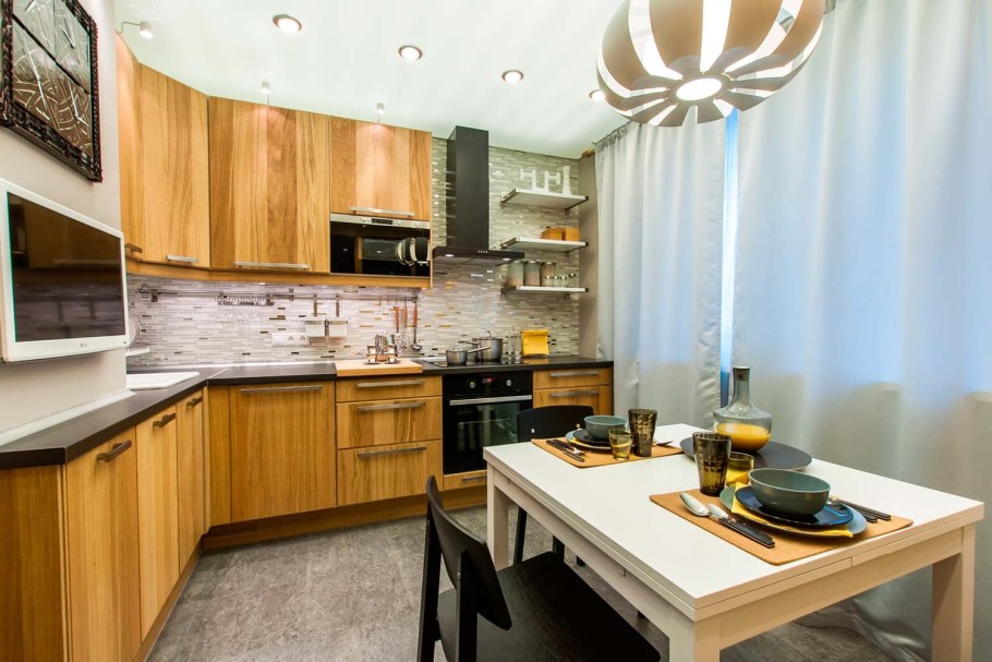 Кухня 12 кв метров