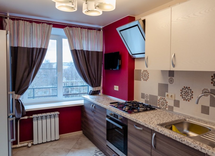 Кухня на 7 кв.м в панельном доме