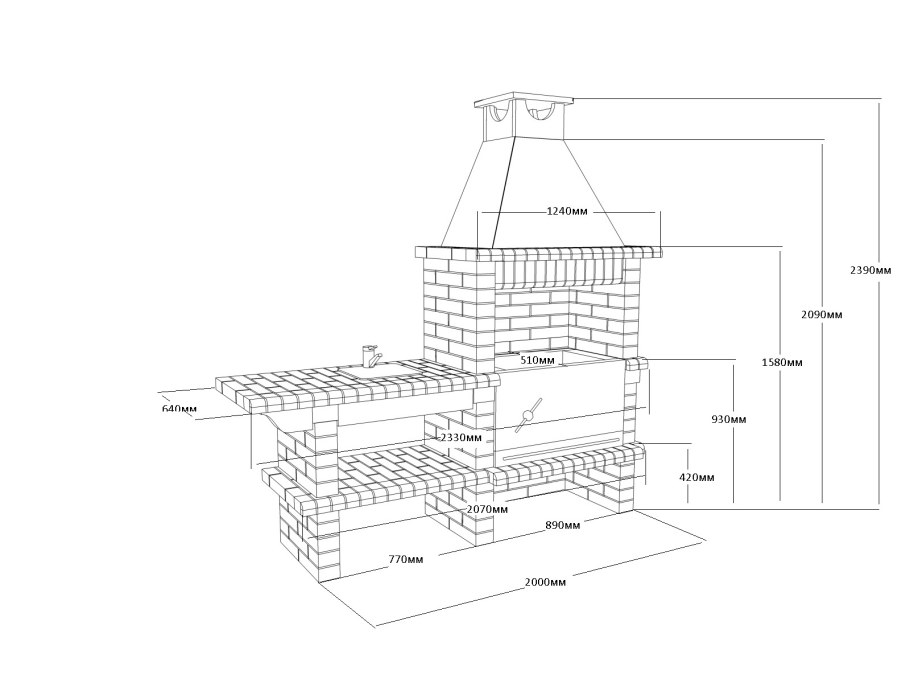 Печь Берель 400к с дымоходом