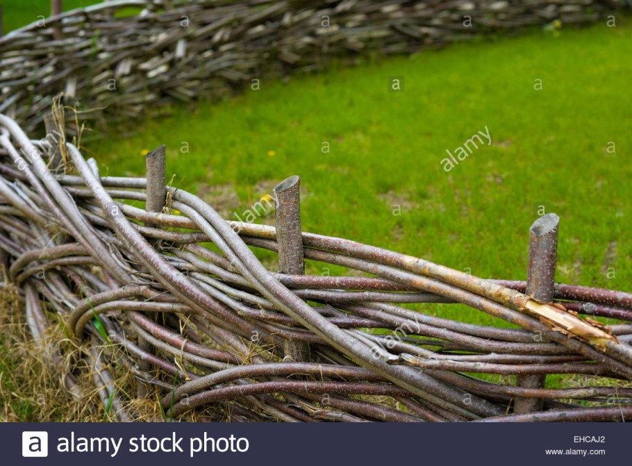 Плетеные ограждения для грядок