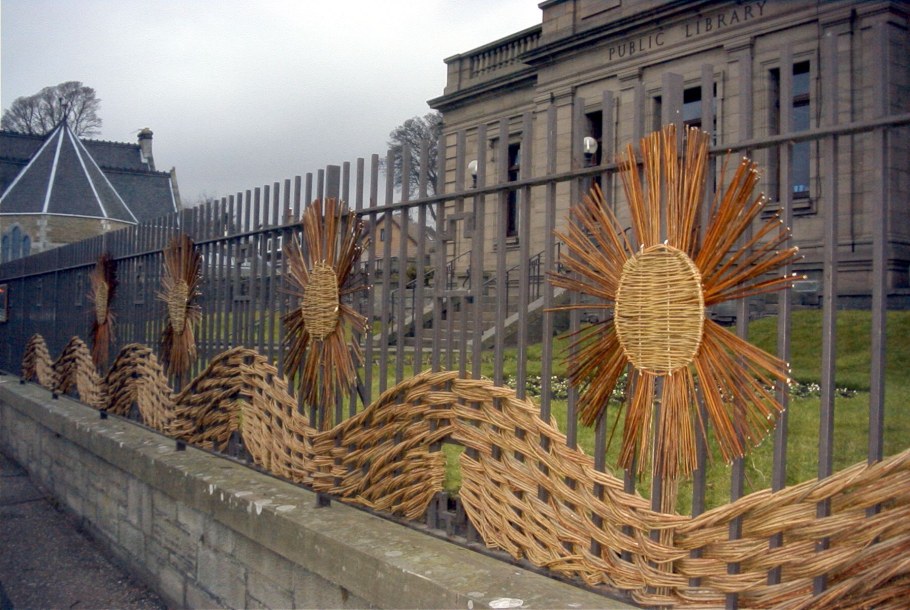 Плетень на даче