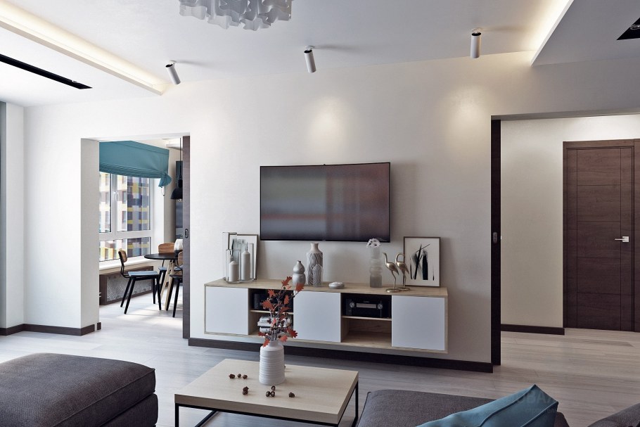 Интерьер однокомнатной квартиры пик