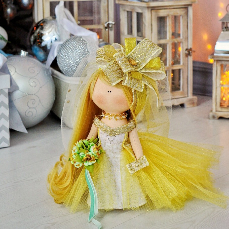 Куклы большеножки жених и невеста