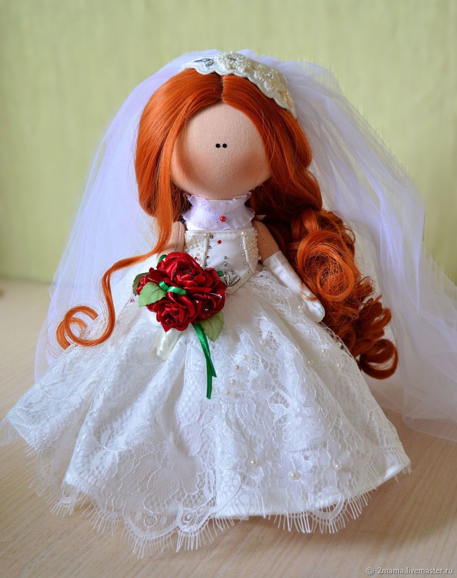 Фарфоровые куклы жених и невеста