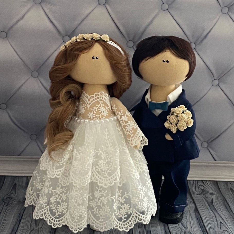 Свадебные интерьерные куклы