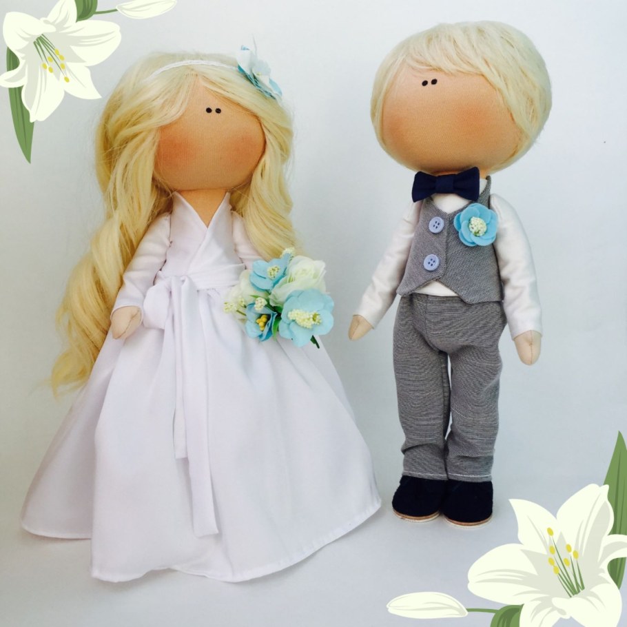 Свадебные интерьерные куклы