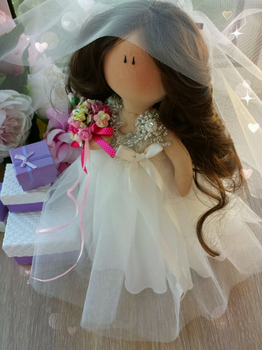Кукла невеста ручной работы