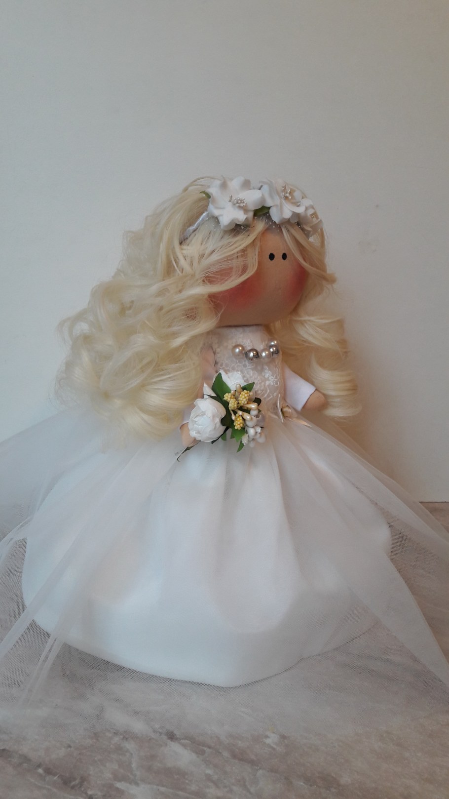 Куклы большеголовки жених и невеста