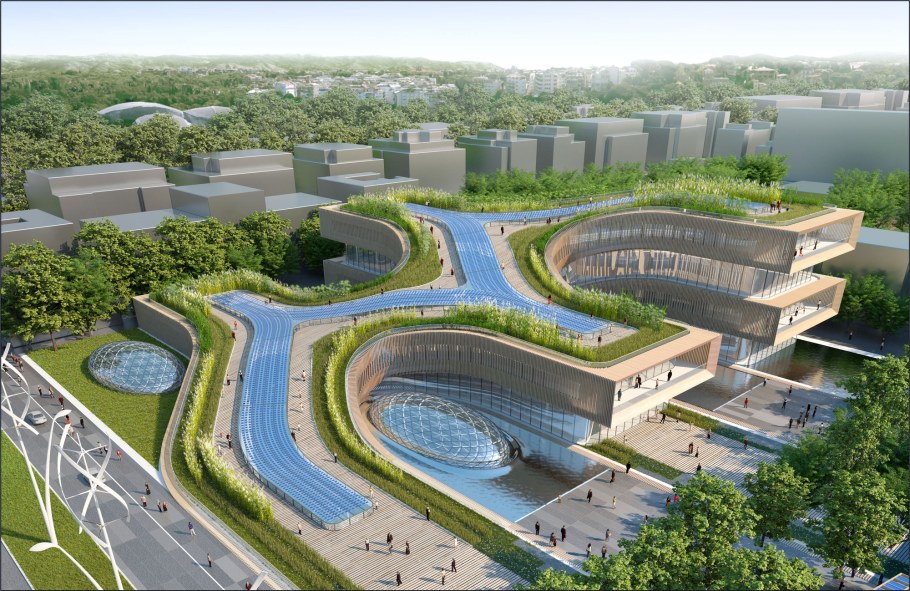 Нео футуризм в архитектуре город будущего