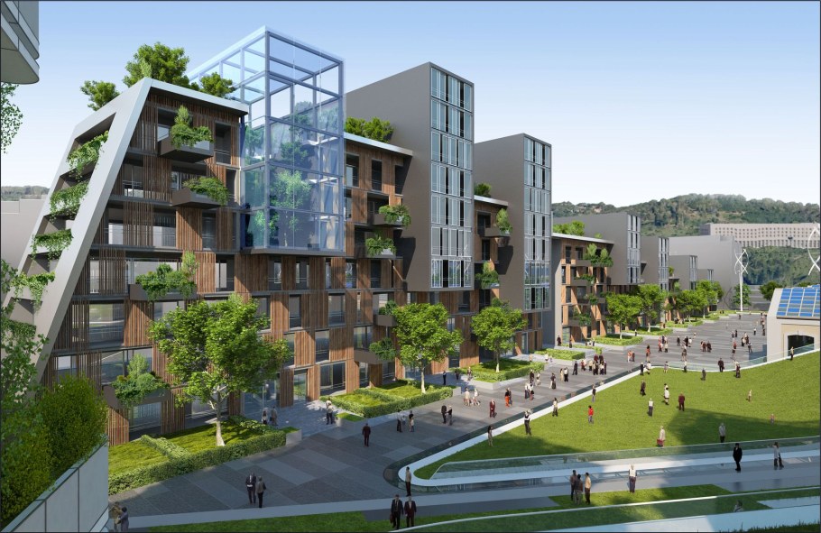 Биотек футуризм архитектура