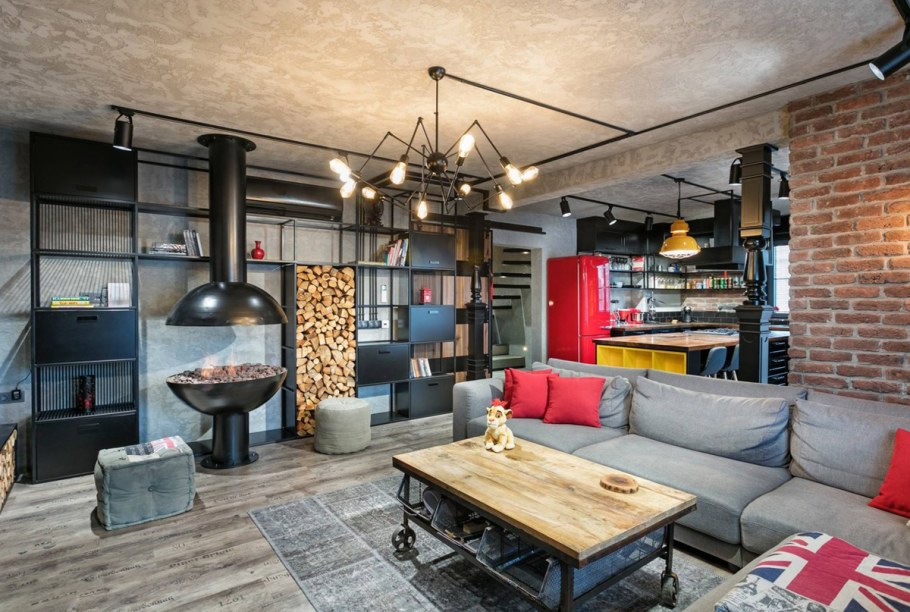 Интерьер лофт