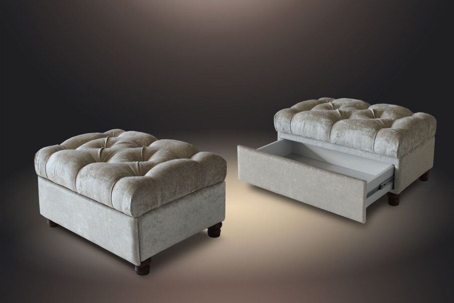 Банкетка "благо 3" с выдвижным ящиком б-3.3432