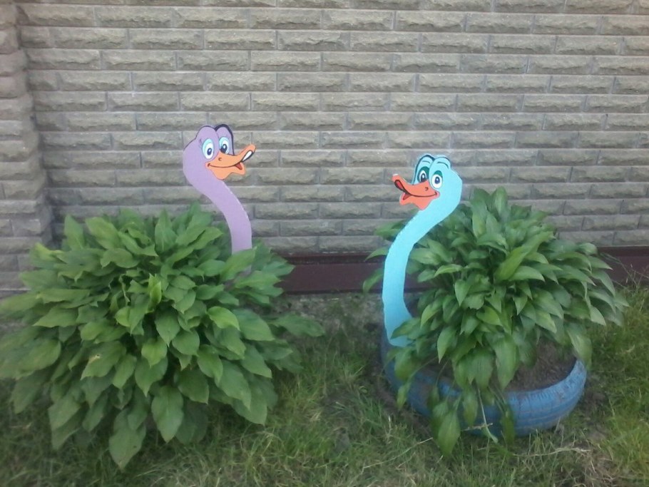 Поделки из пеноплекса для сада огорода