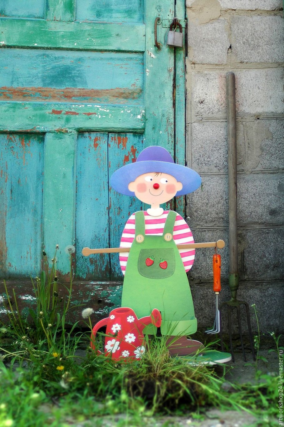 Фанерные фигурки для сада