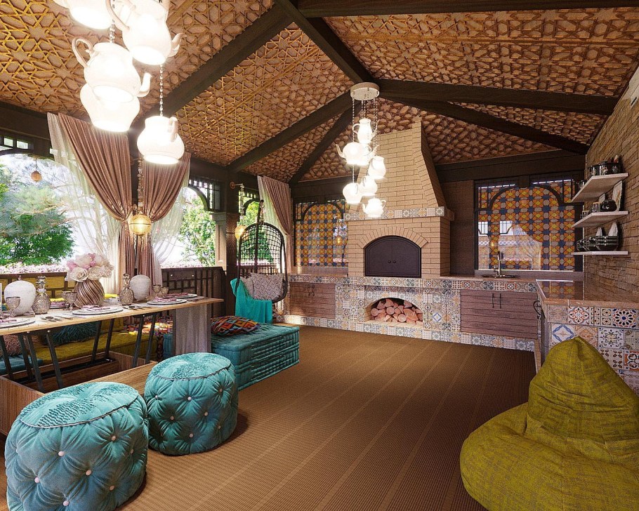 Чилаут зона на участке