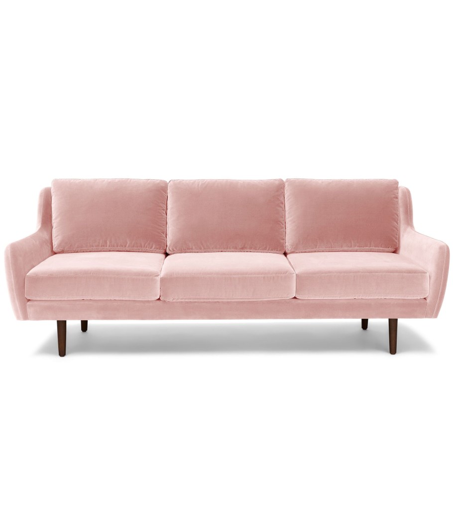 Пудровый диван икеа