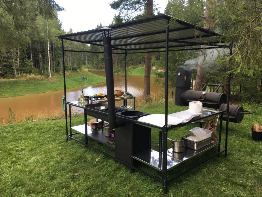 Финский дровяной гриль LAPPIGRILL-BBQ