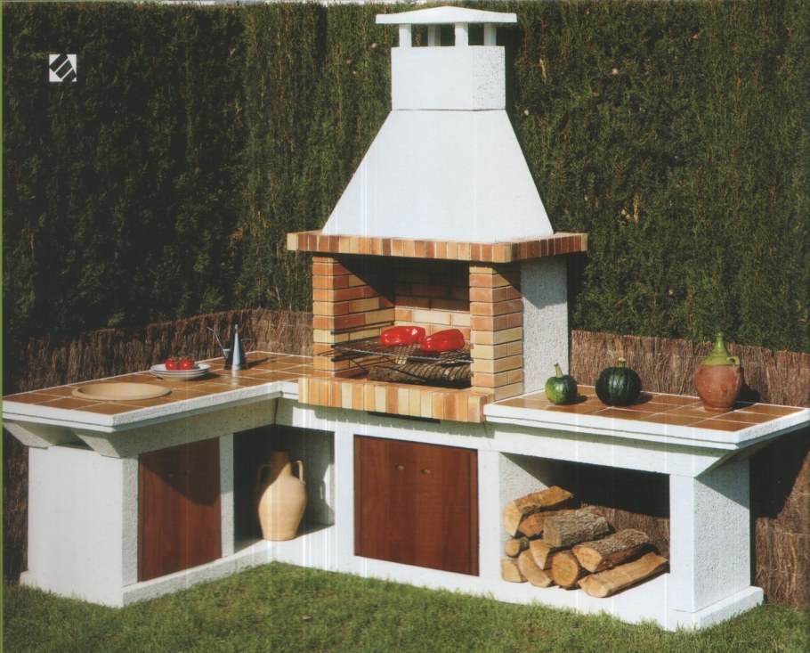 Фазенда террасы беседки барбекю