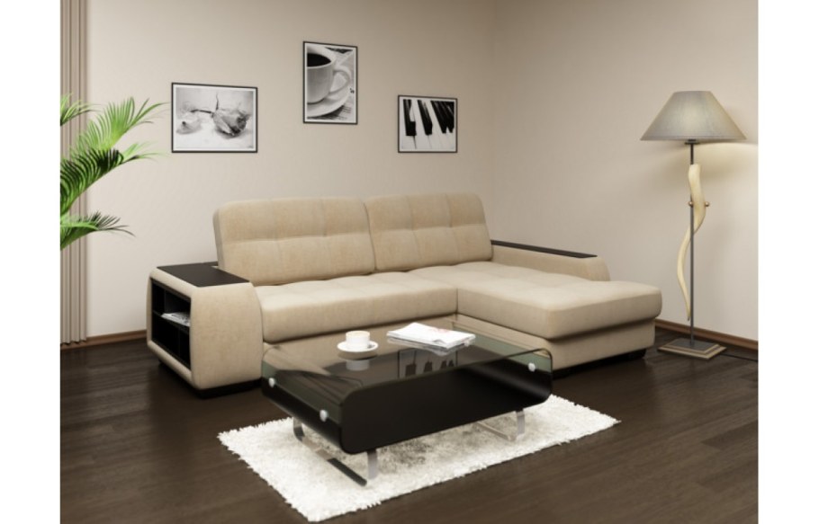 Диван угловой Манхэттен Textile Grey