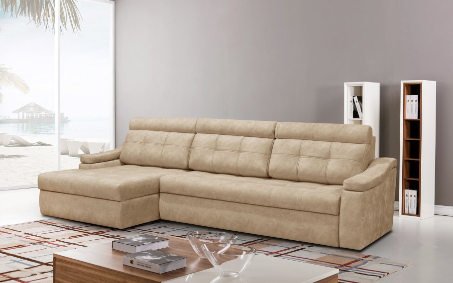 Диван комфорт 3 с оттоманкой Ульяновская фабрика