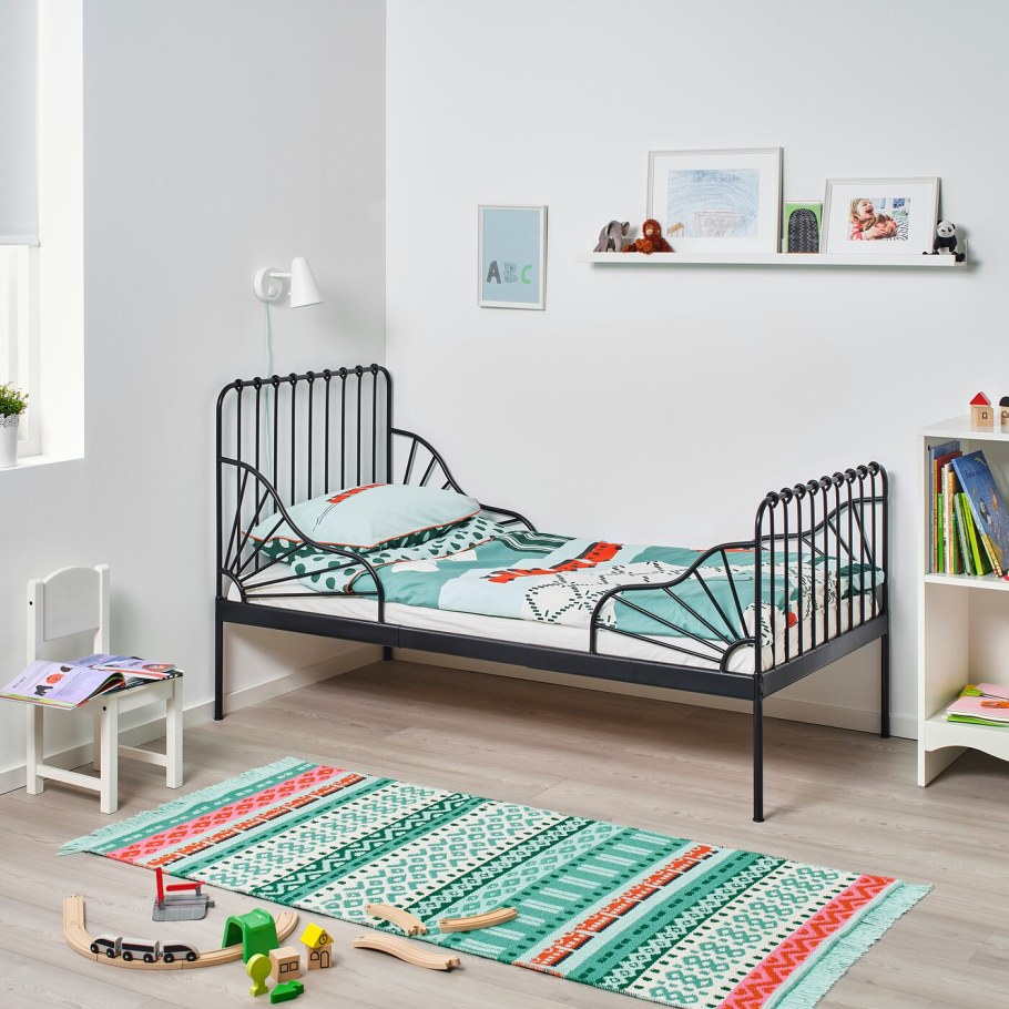 Икеа кровать детская раздвижная миннен