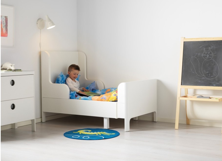 Выдвижная кровать для двоих детей икеа