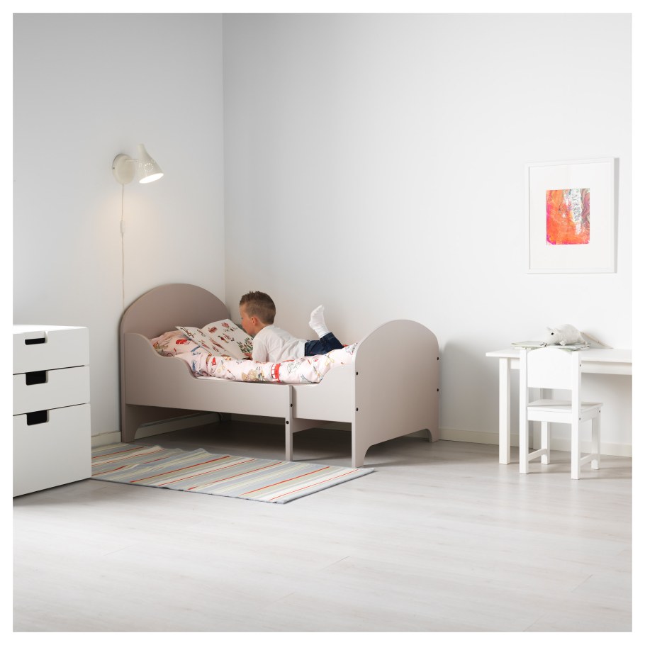 Детская кровать Бельмарко "skogen Classic графит-мятный"