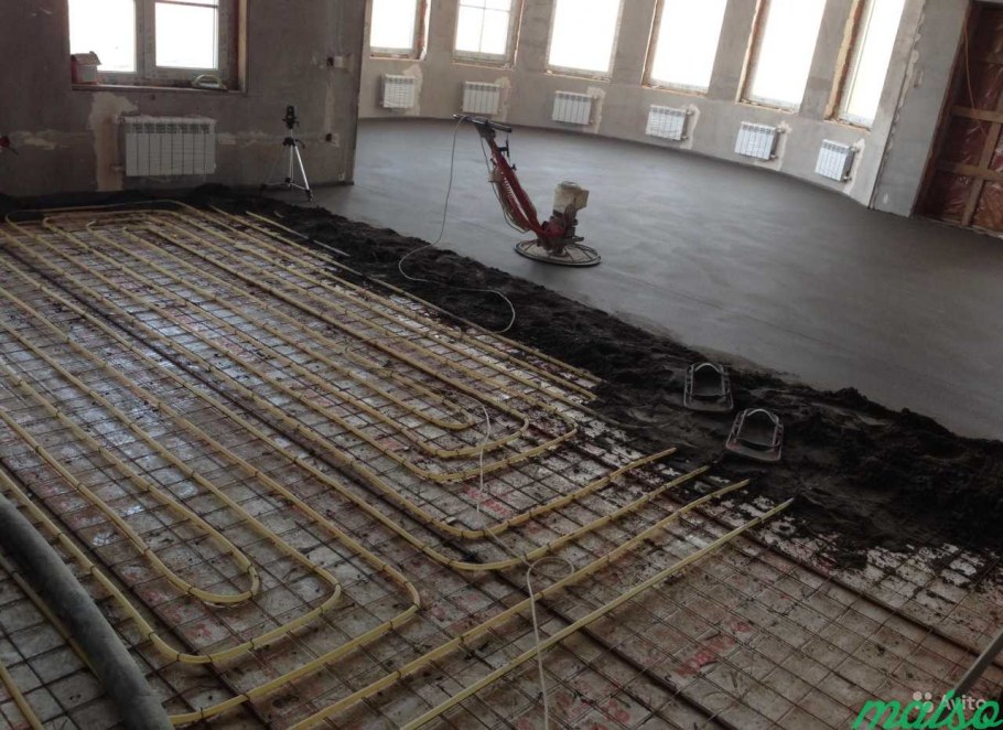 Выравнивающая цементно-Песчаная стяжка