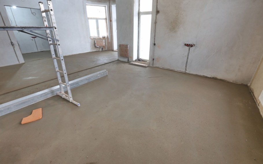 Полусухая цементно-Песчаная стяжка