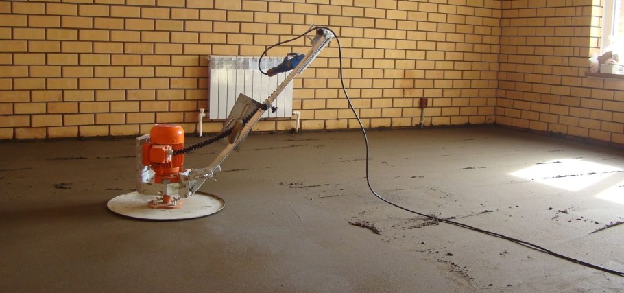 Бетонная полусухая стяжка