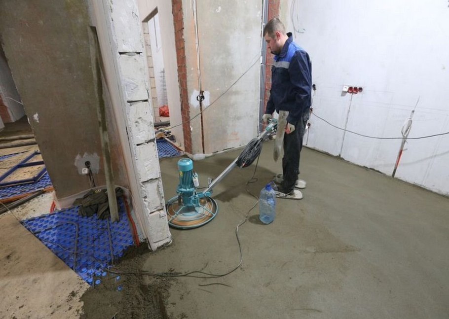 Стяжки цементные толщиной 20 мм