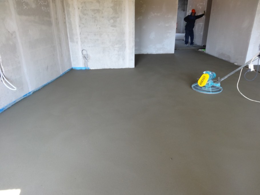 Полусухая цементно-Песчаная стяжка