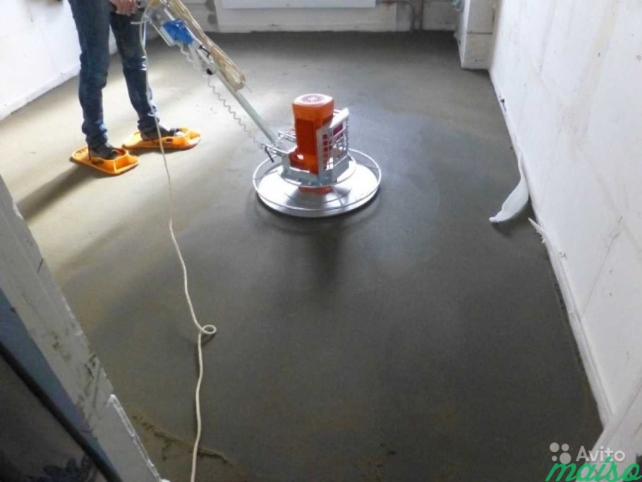 Железнение бетонного пола