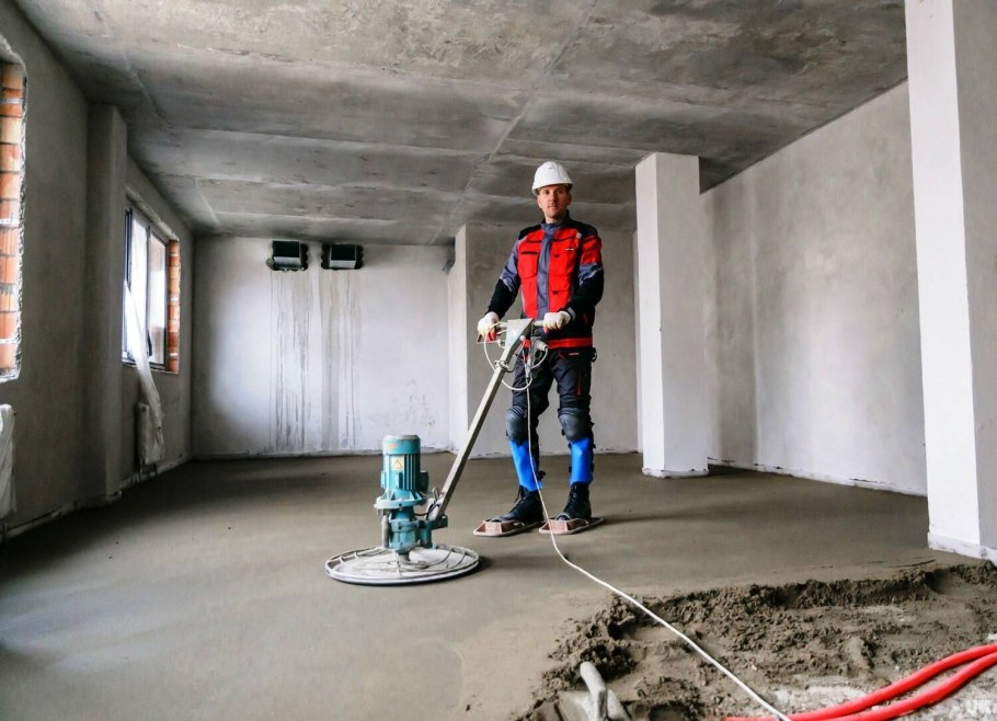 Полусухая цементно-Песчаная стяжка