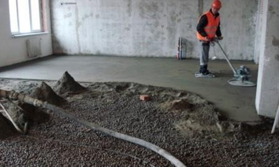 Полусухая цементно-Песчаная стяжка